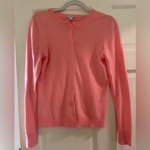 J Crew Pink Caryn Cardigan